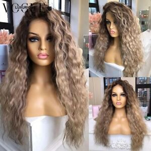 unbranded human hair lace front wavy